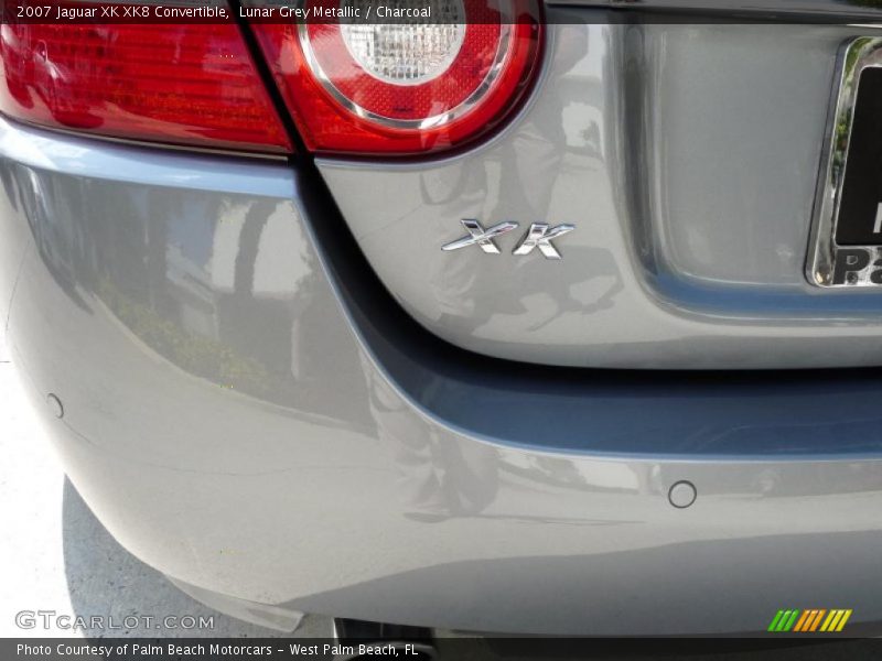 Lunar Grey Metallic / Charcoal 2007 Jaguar XK XK8 Convertible