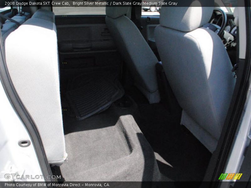 Bright Silver Metallic / Dark Slate Gray/Medium Slate Gray 2008 Dodge Dakota SXT Crew Cab