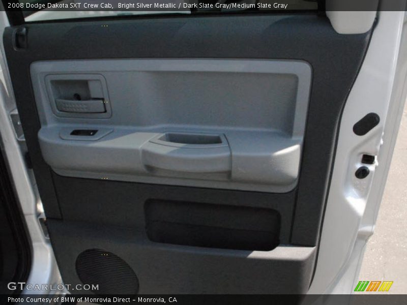 Bright Silver Metallic / Dark Slate Gray/Medium Slate Gray 2008 Dodge Dakota SXT Crew Cab