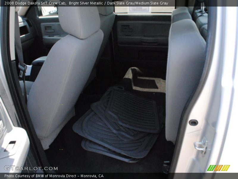 Bright Silver Metallic / Dark Slate Gray/Medium Slate Gray 2008 Dodge Dakota SXT Crew Cab
