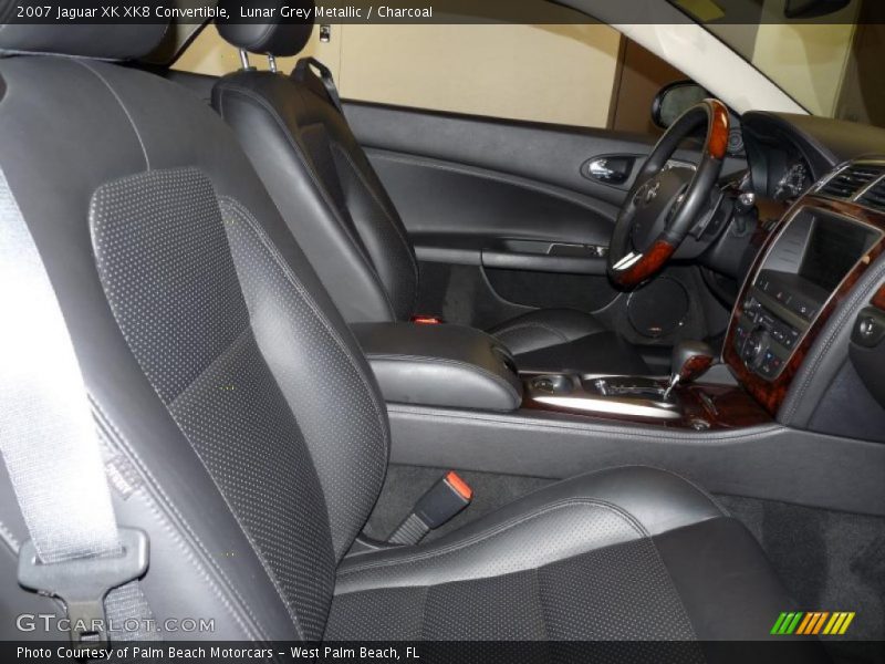 Lunar Grey Metallic / Charcoal 2007 Jaguar XK XK8 Convertible