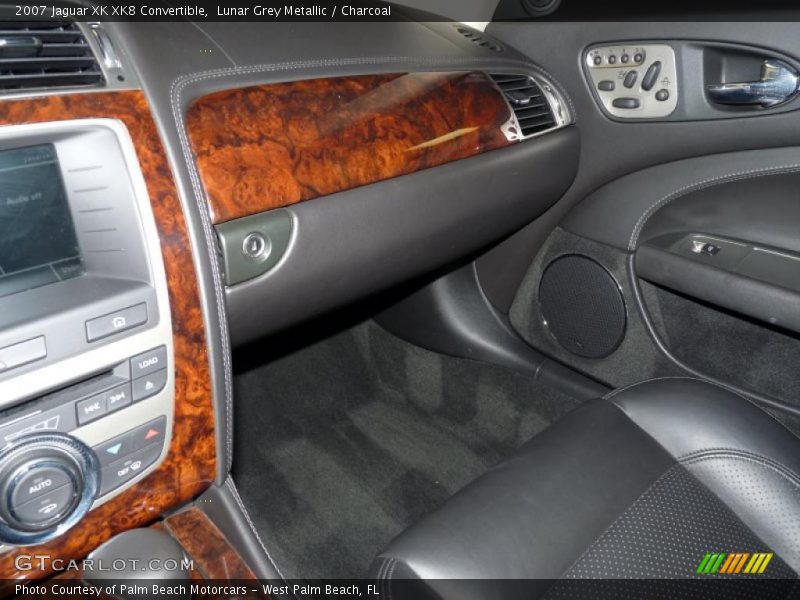 Lunar Grey Metallic / Charcoal 2007 Jaguar XK XK8 Convertible