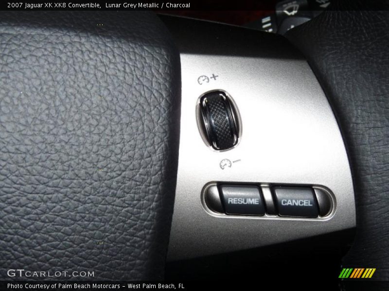 Lunar Grey Metallic / Charcoal 2007 Jaguar XK XK8 Convertible