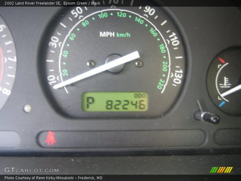 Epsom Green / Black 2002 Land Rover Freelander SE