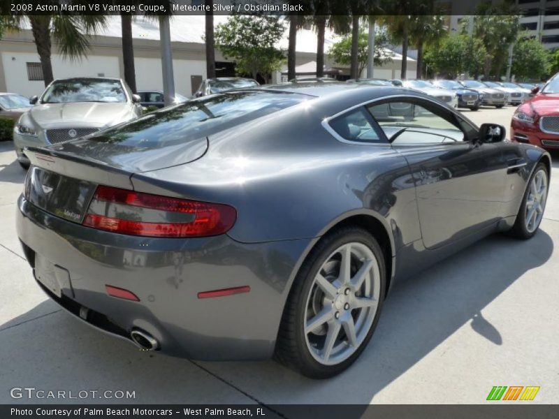 Meteorite Silver / Obsidian Black 2008 Aston Martin V8 Vantage Coupe