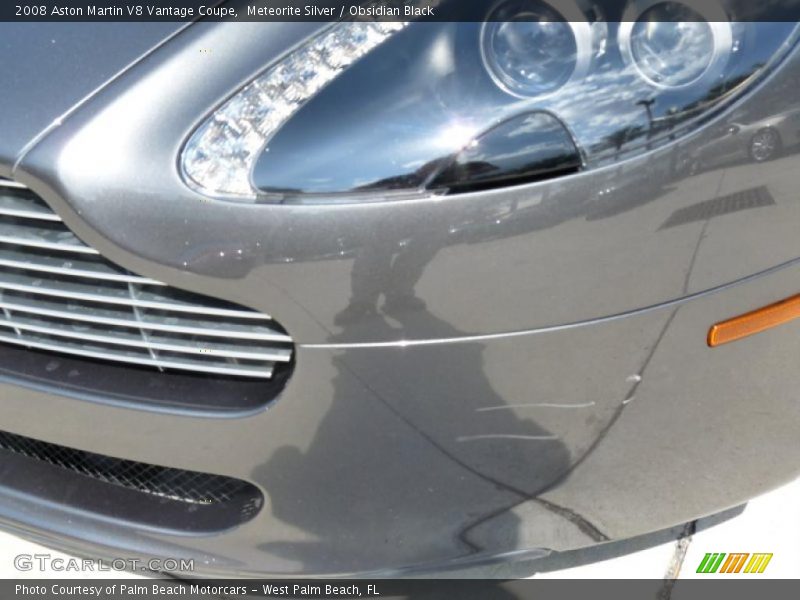Meteorite Silver / Obsidian Black 2008 Aston Martin V8 Vantage Coupe