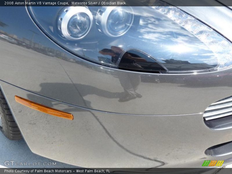 Meteorite Silver / Obsidian Black 2008 Aston Martin V8 Vantage Coupe