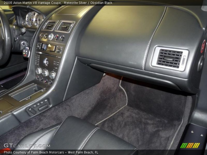 Meteorite Silver / Obsidian Black 2008 Aston Martin V8 Vantage Coupe
