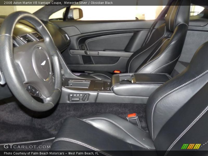  2008 V8 Vantage Coupe Obsidian Black Interior