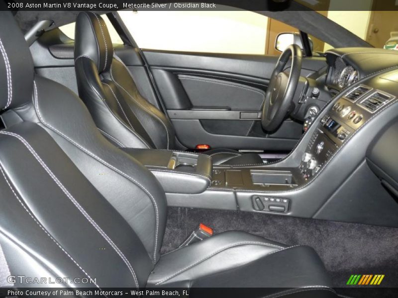  2008 V8 Vantage Coupe Obsidian Black Interior