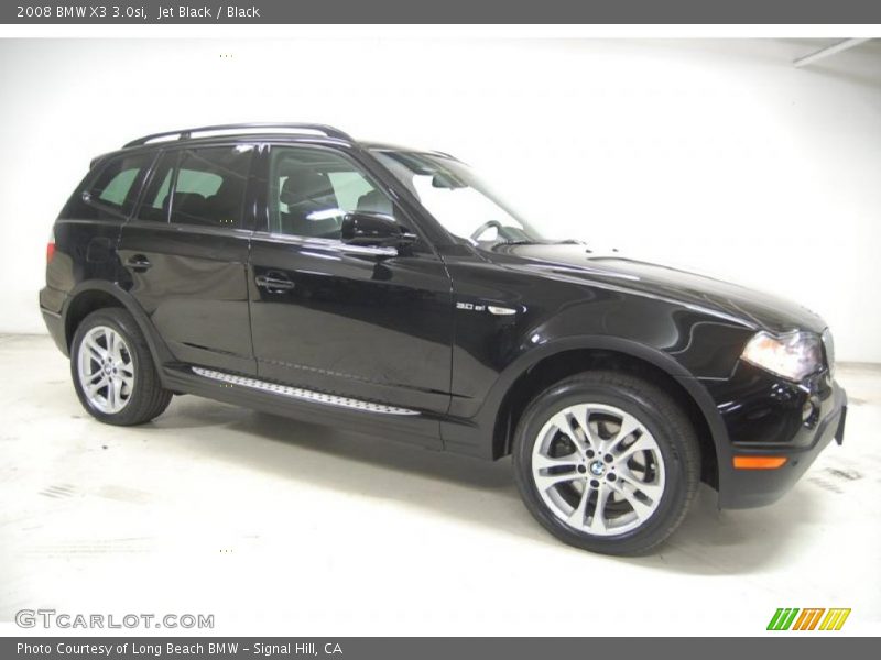 Jet Black / Black 2008 BMW X3 3.0si