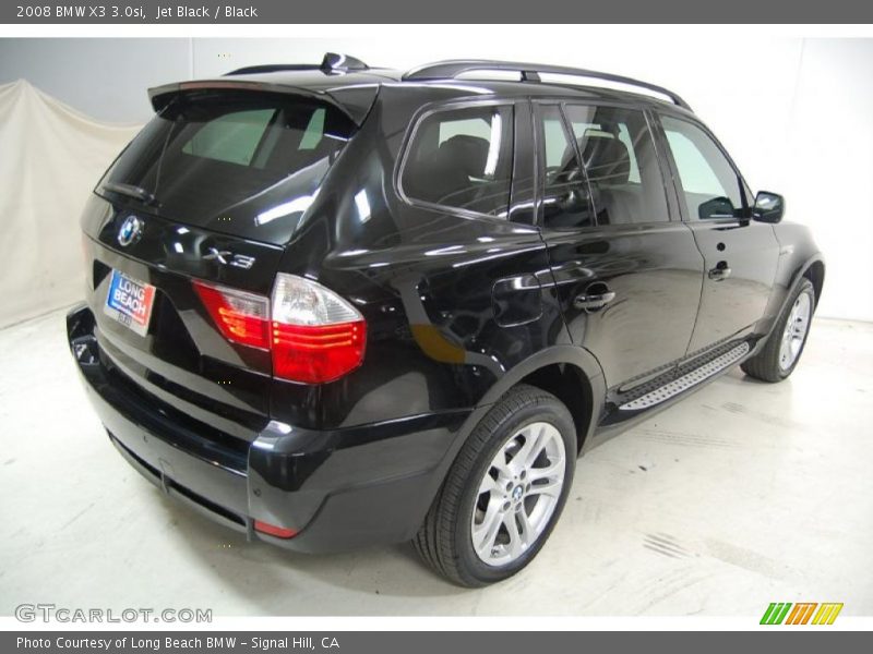 Jet Black / Black 2008 BMW X3 3.0si