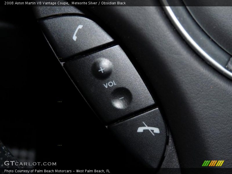 Meteorite Silver / Obsidian Black 2008 Aston Martin V8 Vantage Coupe