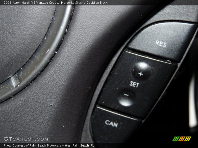 Meteorite Silver / Obsidian Black 2008 Aston Martin V8 Vantage Coupe