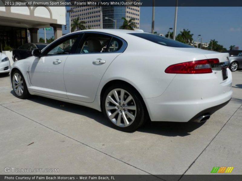 Polaris White / Ivory White/Oyster Grey 2011 Jaguar XF Premium Sport Sedan