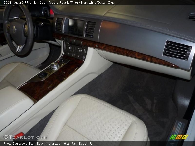Polaris White / Ivory White/Oyster Grey 2011 Jaguar XF Premium Sport Sedan