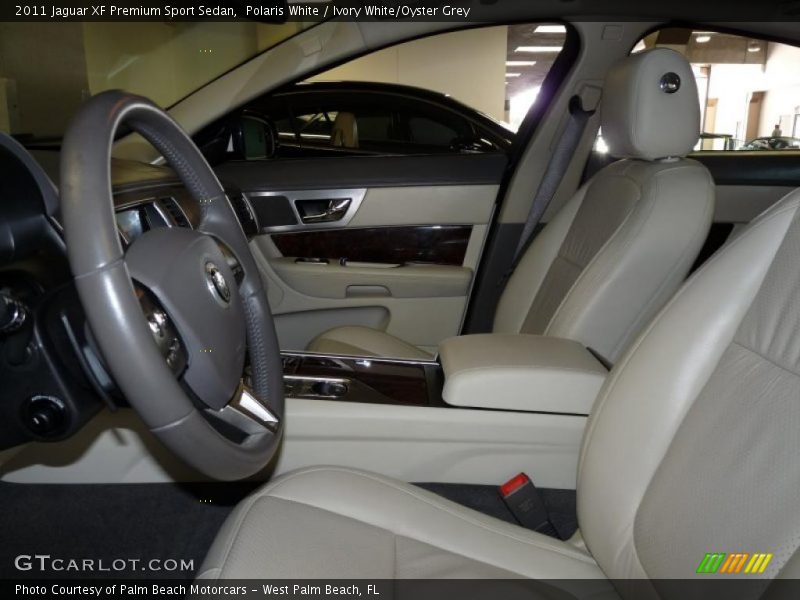 Polaris White / Ivory White/Oyster Grey 2011 Jaguar XF Premium Sport Sedan