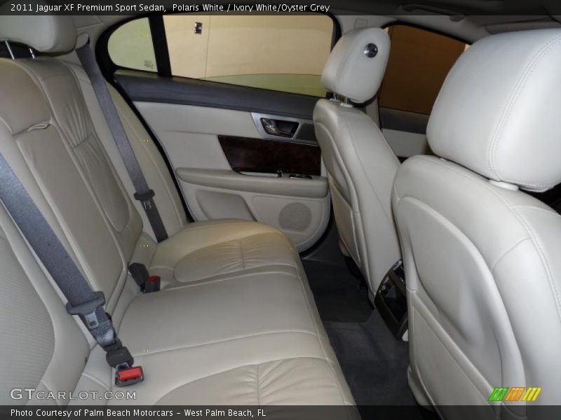Polaris White / Ivory White/Oyster Grey 2011 Jaguar XF Premium Sport Sedan