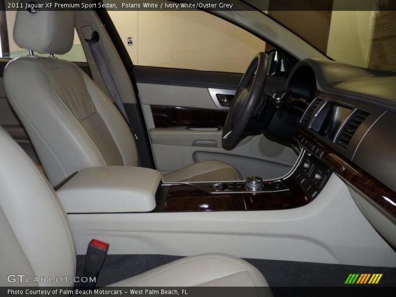 Polaris White / Ivory White/Oyster Grey 2011 Jaguar XF Premium Sport Sedan