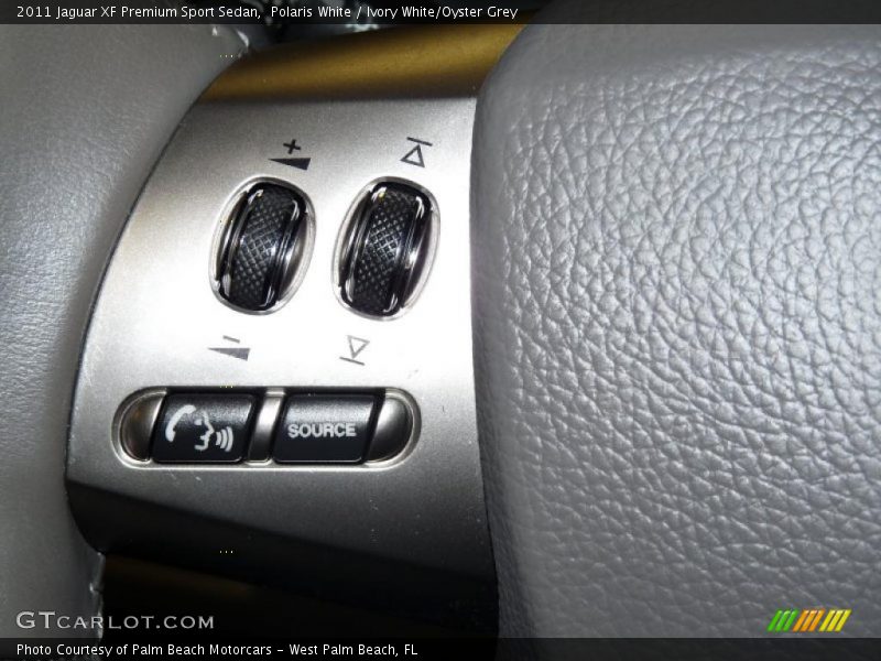 Polaris White / Ivory White/Oyster Grey 2011 Jaguar XF Premium Sport Sedan
