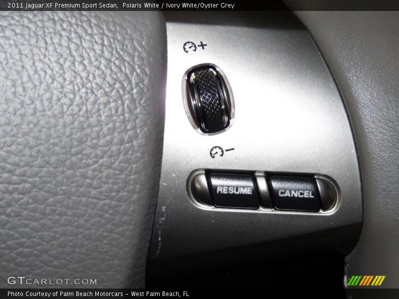 Polaris White / Ivory White/Oyster Grey 2011 Jaguar XF Premium Sport Sedan