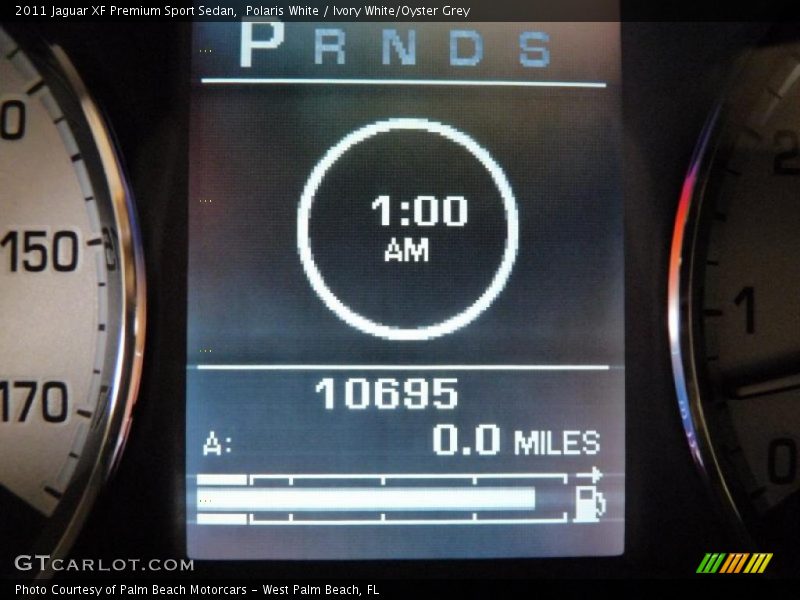 Polaris White / Ivory White/Oyster Grey 2011 Jaguar XF Premium Sport Sedan