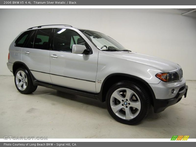 Titanium Silver Metallic / Black 2006 BMW X5 4.4i