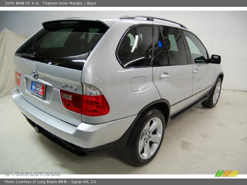 Titanium Silver Metallic / Black 2006 BMW X5 4.4i