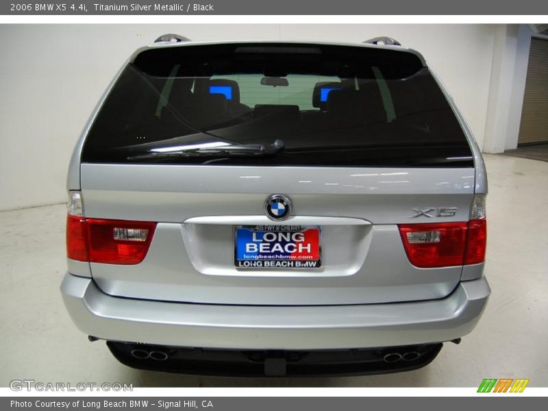 Titanium Silver Metallic / Black 2006 BMW X5 4.4i