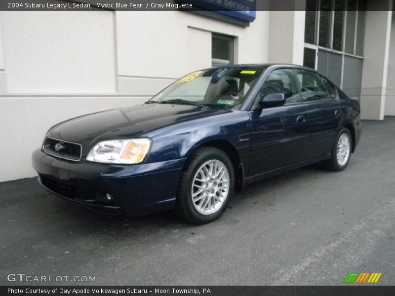 Mystic Blue Pearl / Gray Moquette 2004 Subaru Legacy L Sedan