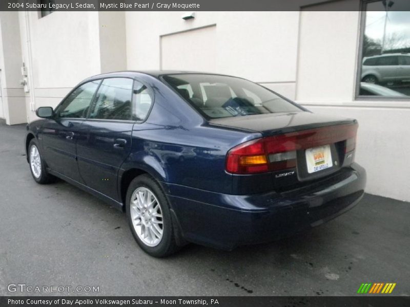 Mystic Blue Pearl / Gray Moquette 2004 Subaru Legacy L Sedan