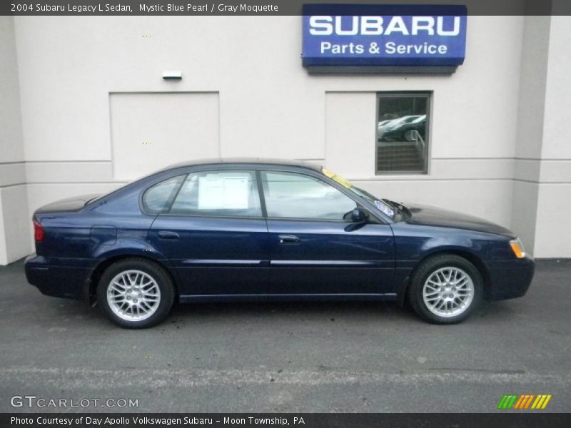 Mystic Blue Pearl / Gray Moquette 2004 Subaru Legacy L Sedan