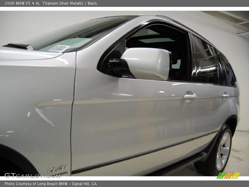 Titanium Silver Metallic / Black 2006 BMW X5 4.4i