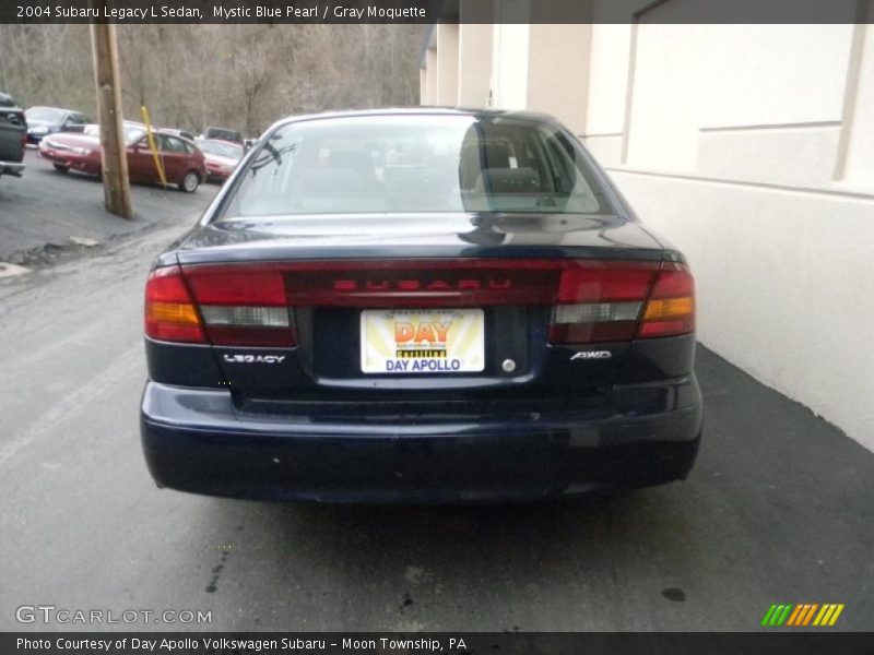 Mystic Blue Pearl / Gray Moquette 2004 Subaru Legacy L Sedan