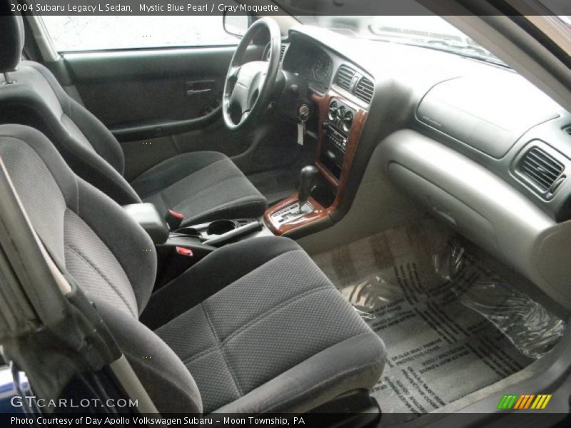 Mystic Blue Pearl / Gray Moquette 2004 Subaru Legacy L Sedan