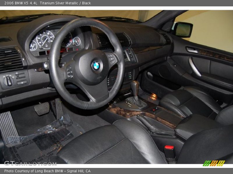 Titanium Silver Metallic / Black 2006 BMW X5 4.4i