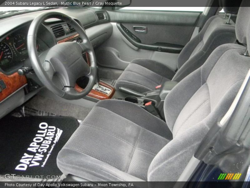  2004 Legacy L Sedan Gray Moquette Interior