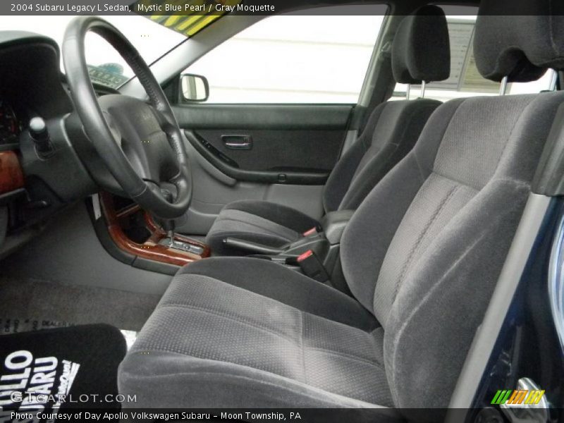  2004 Legacy L Sedan Gray Moquette Interior