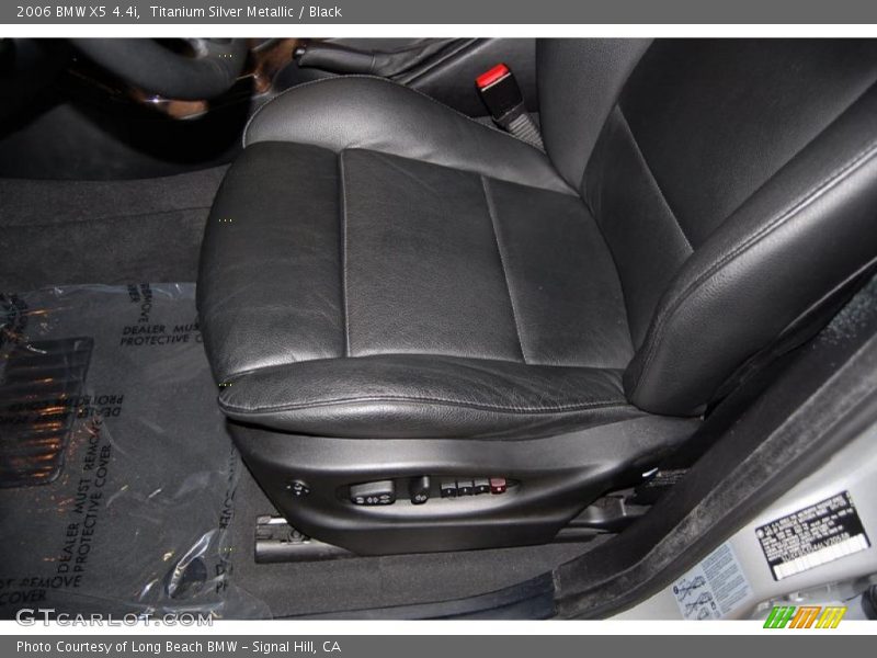 Titanium Silver Metallic / Black 2006 BMW X5 4.4i