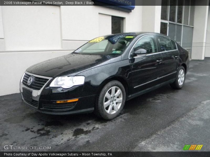 Deep Black / Black 2008 Volkswagen Passat Turbo Sedan