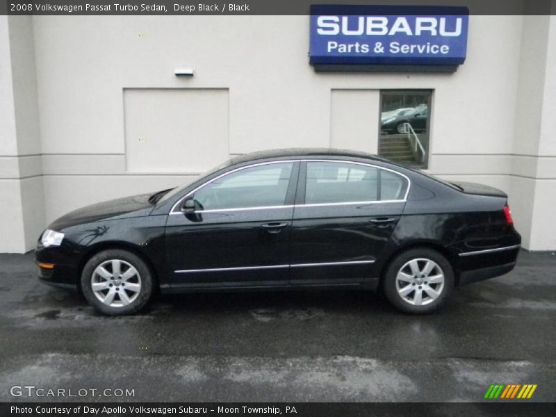 Deep Black / Black 2008 Volkswagen Passat Turbo Sedan