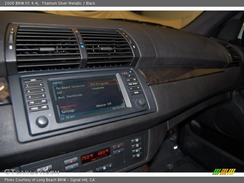 Titanium Silver Metallic / Black 2006 BMW X5 4.4i