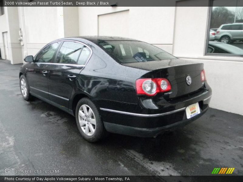 Deep Black / Black 2008 Volkswagen Passat Turbo Sedan