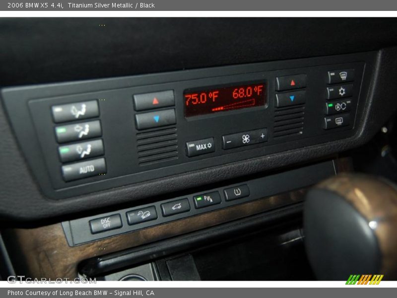 Titanium Silver Metallic / Black 2006 BMW X5 4.4i