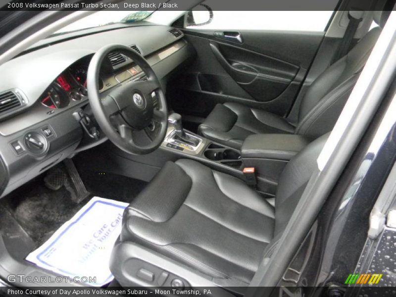 Deep Black / Black 2008 Volkswagen Passat Turbo Sedan