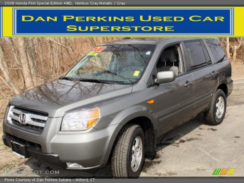 Nimbus Gray Metallic / Gray 2008 Honda Pilot Special Edition 4WD