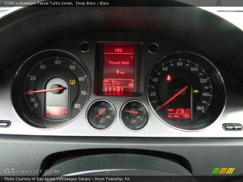 Deep Black / Black 2008 Volkswagen Passat Turbo Sedan