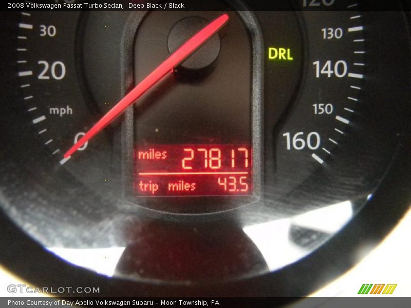 Deep Black / Black 2008 Volkswagen Passat Turbo Sedan