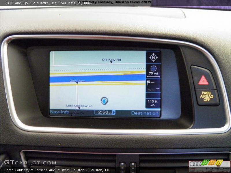 Ice Silver Metallic / Black 2010 Audi Q5 3.2 quattro