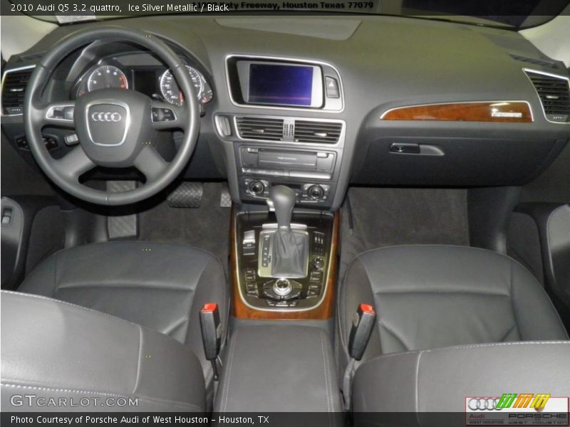 Ice Silver Metallic / Black 2010 Audi Q5 3.2 quattro